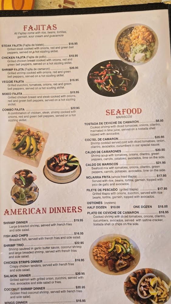 El Mexicano Restaurant Menu image 1