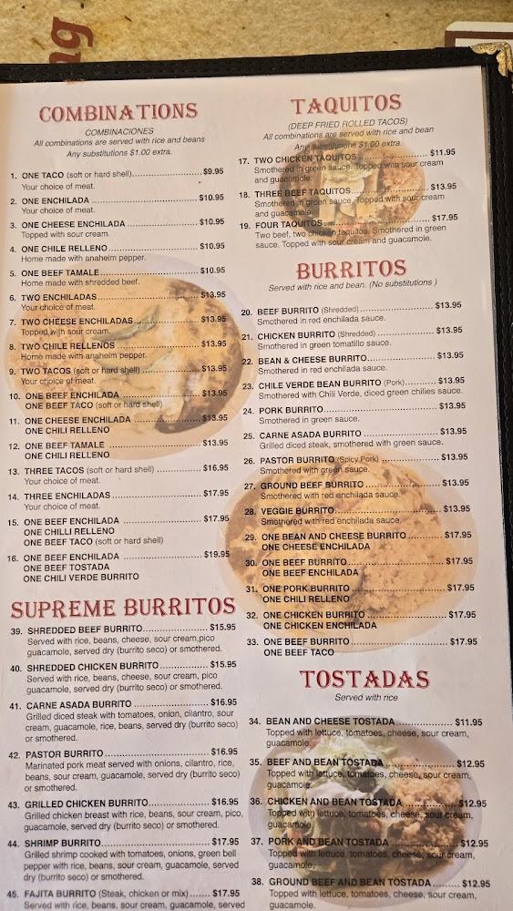 El Mexicano Restaurant Menu image 2